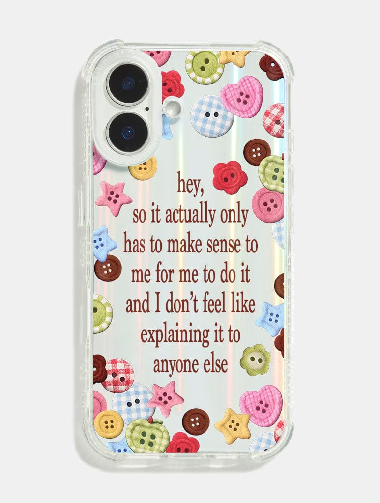 365 Buttons Shock iPhone Case Phone Cases Skinnydip London