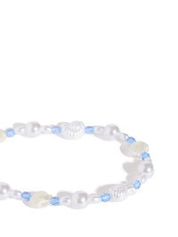 Pearly Shell Beaded Strap Phone Grips Custard London