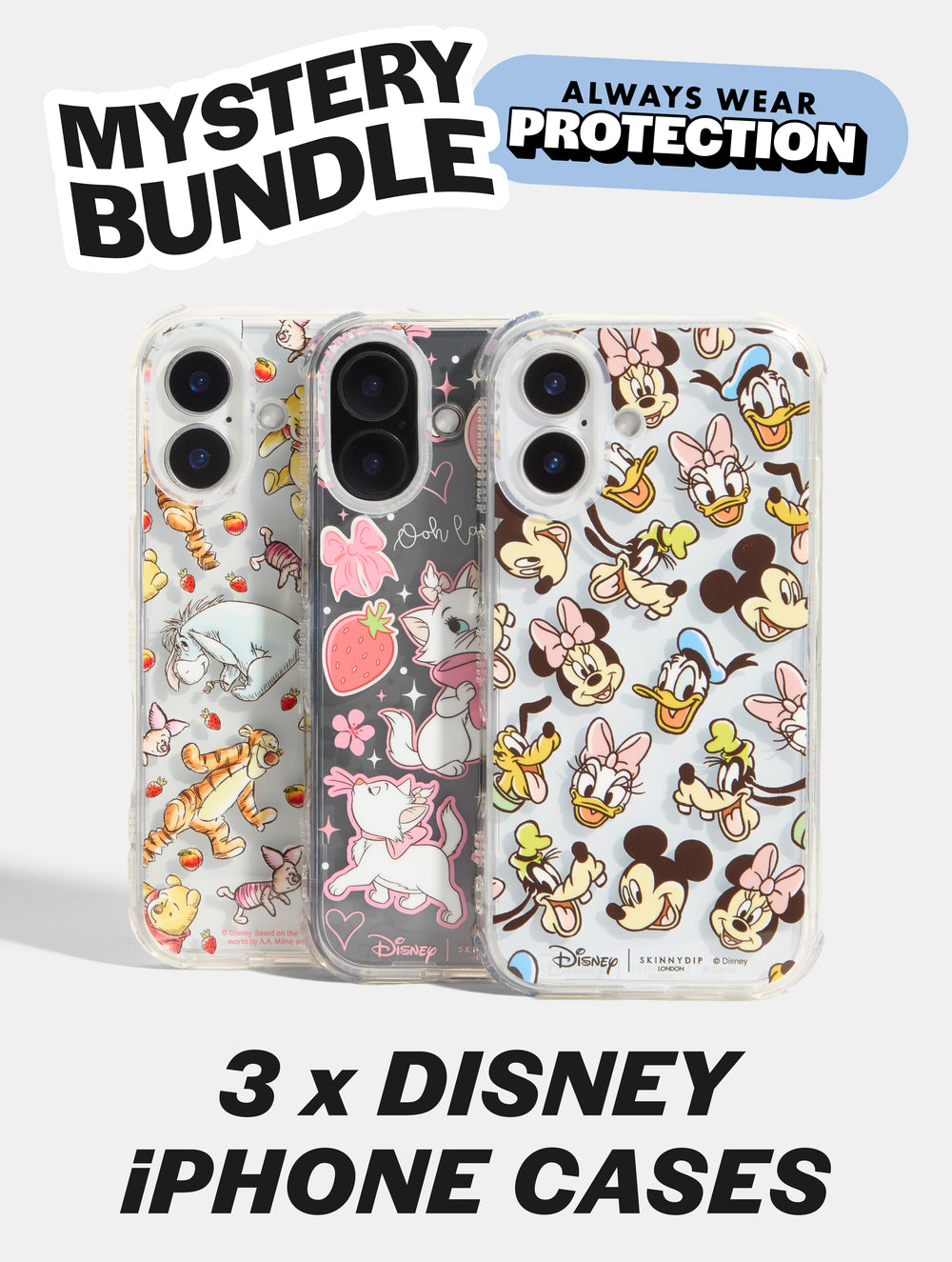 Disney Mystery Bundle x3 iPhone Case