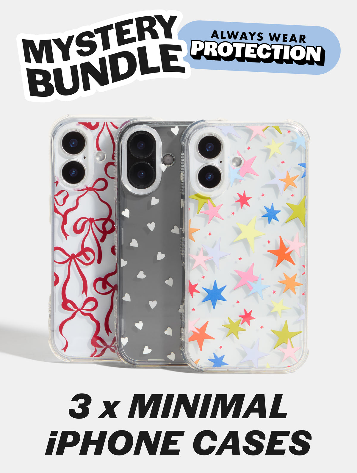Minimal Mystery Bundle x3 iPhone Case