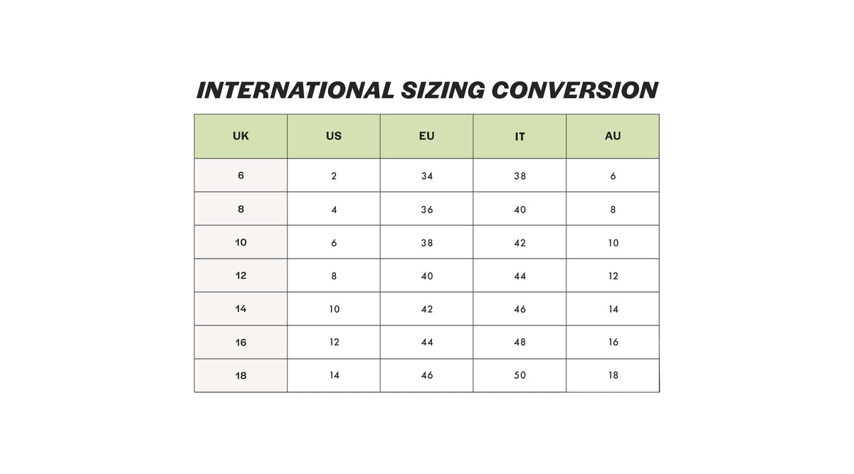 Size Guide – Skinnydip London