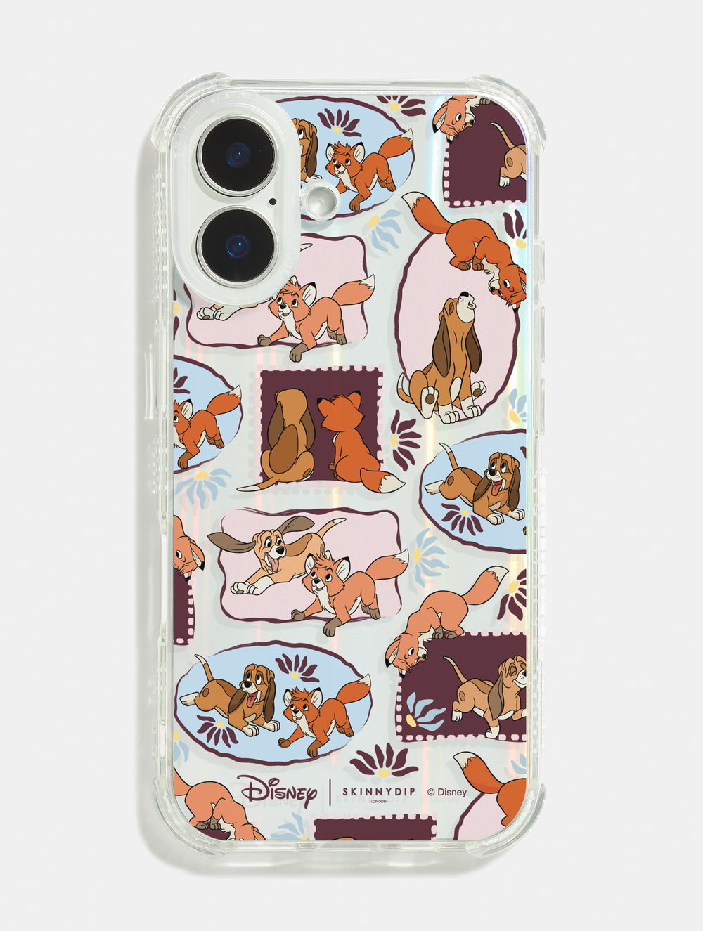 Disney Fox and the Hound Patchwork Shock iPhone Case