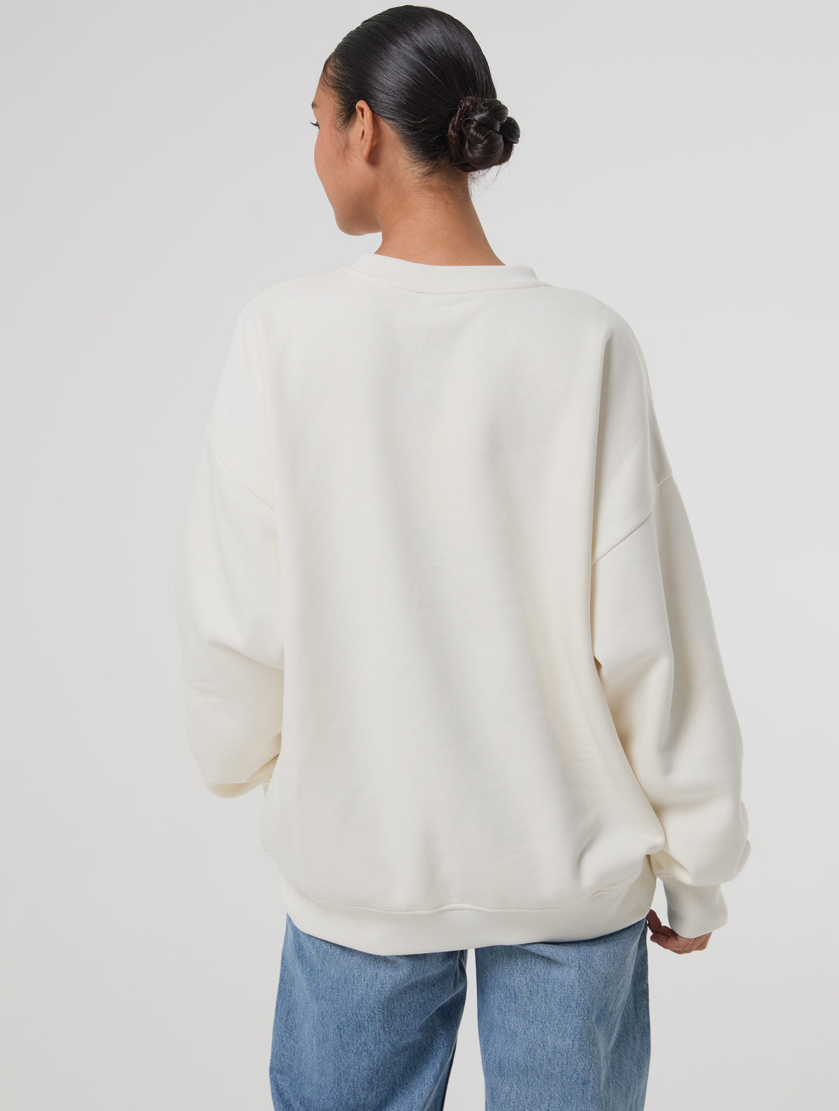 Disney Frozen 2 Castle Front Print Sweatshirt In White