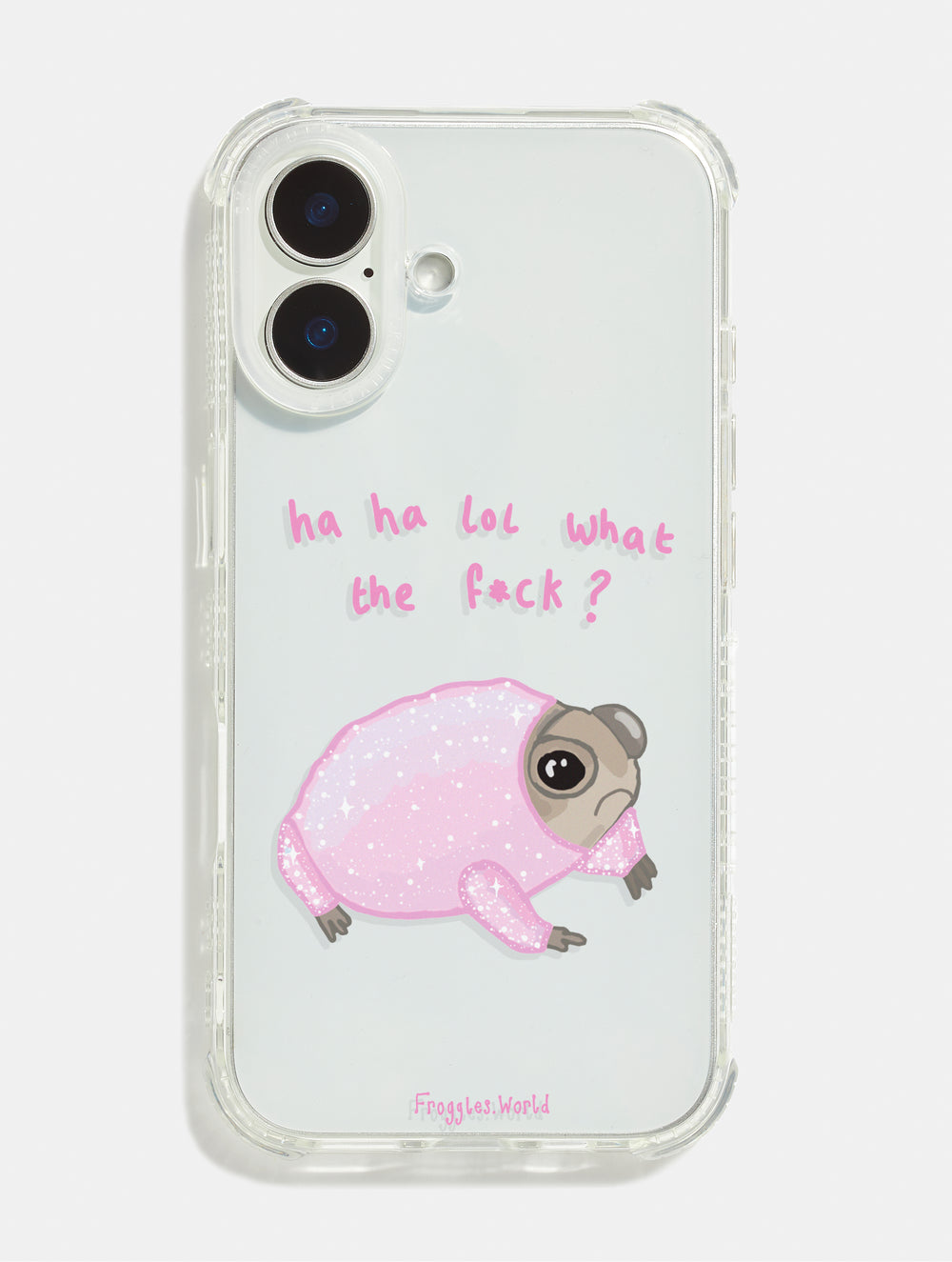 Froggles World x Skinnydip Ha Ha Lol Shock iPhone Case
