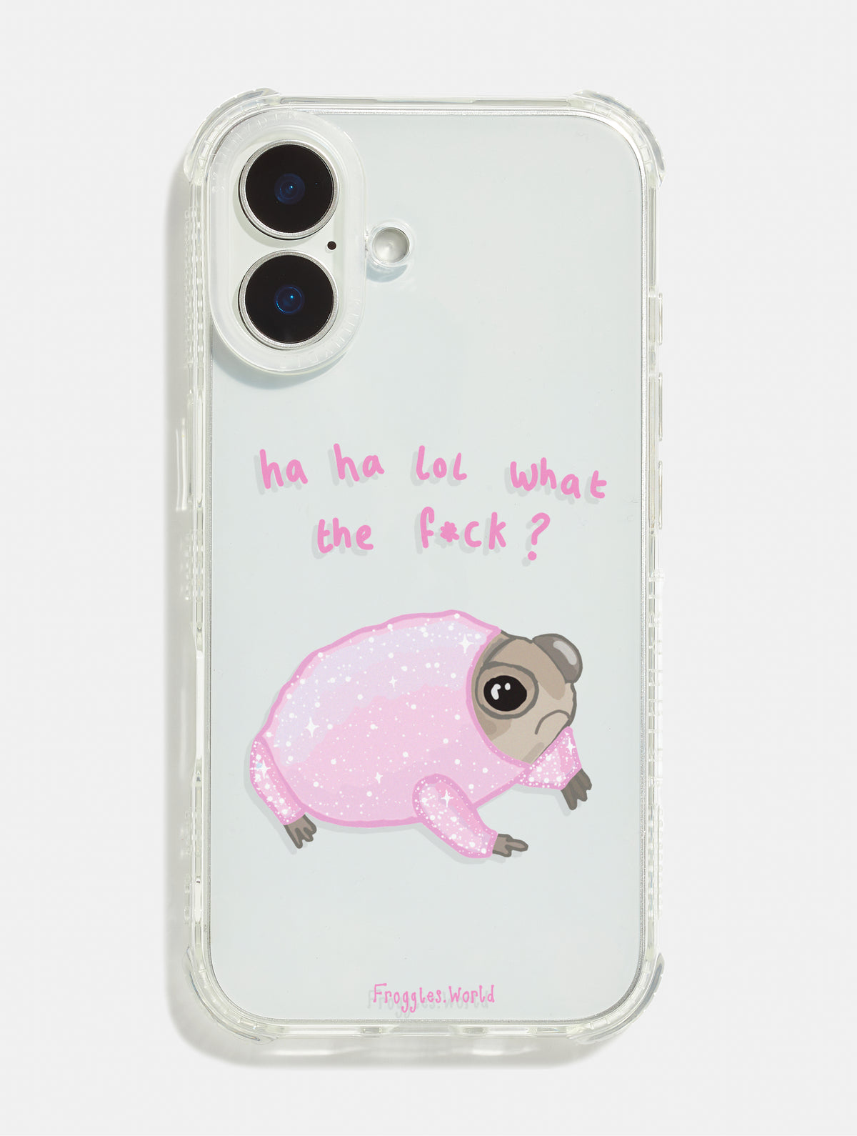Froggles World x Skinnydip Ha Ha Lol Shock iPhone Case