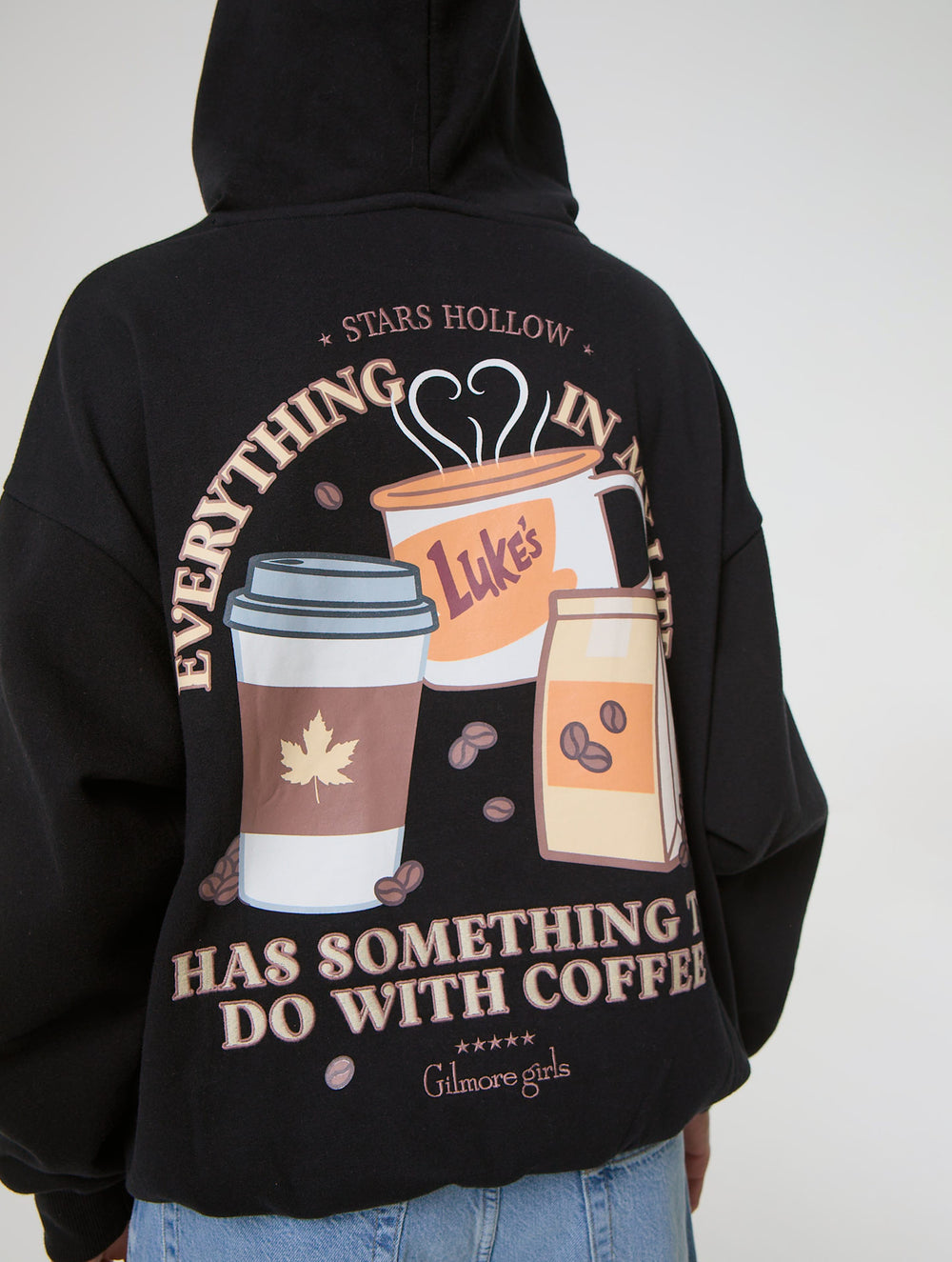 Gilmore Girls x Skinnydip Coffee Hoodie