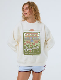 Gilmore Girls x Skinnydip The Dragonfly Inn Sweatshirt In White