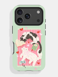 Hopscotch Paper Co x Skinnydip Cats On A Rug Ultra Protective iPhone Case