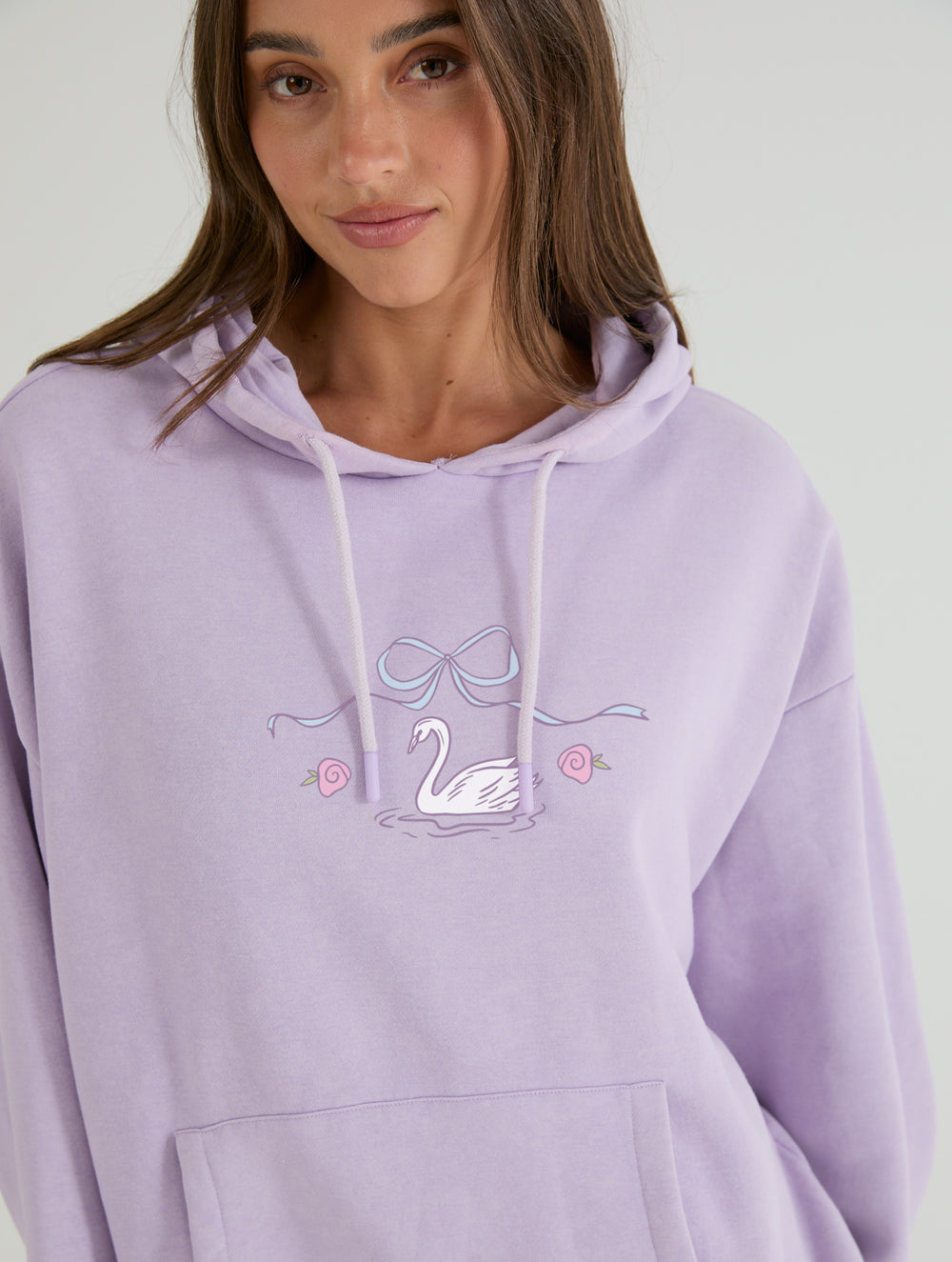 I Refuse To Lose My Whimsy Hoodie In Lilac Acid Wash