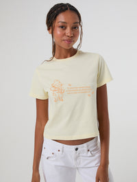 Paddington x Skinnydip Marmalade Baby T-Shirt In Butter Yellow