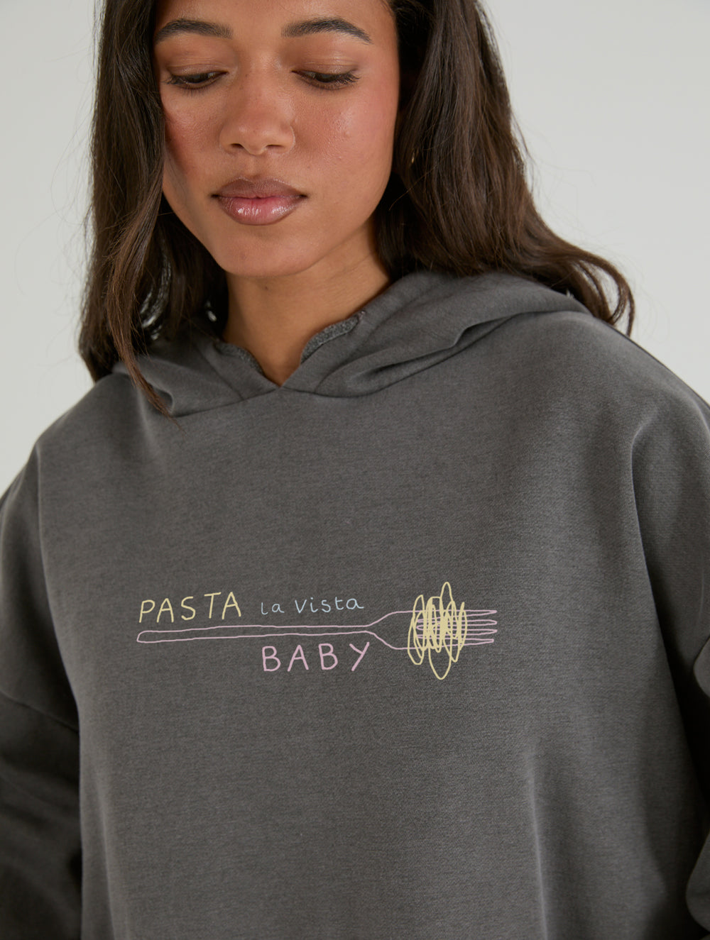 Pasta La Vista Hoodie In Acid Wash