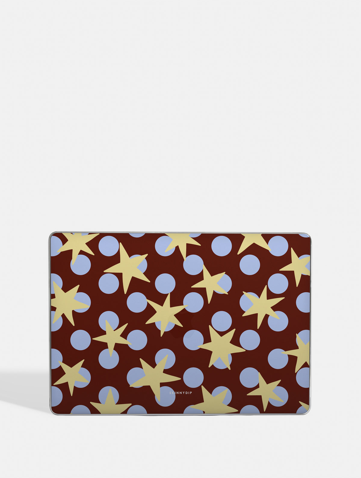 Stars and Spots Blue Brown And Yellow MacBook Case