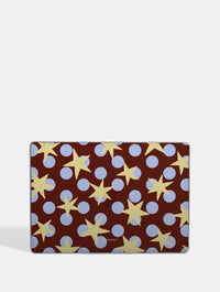 Stars and Spots Blue Brown And Yellow MacBook Case