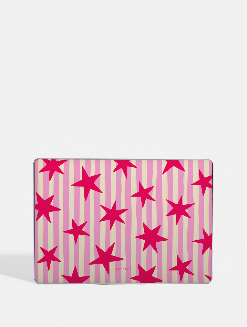 Stars and Stripes Pink Red and Yellow MacBook Case