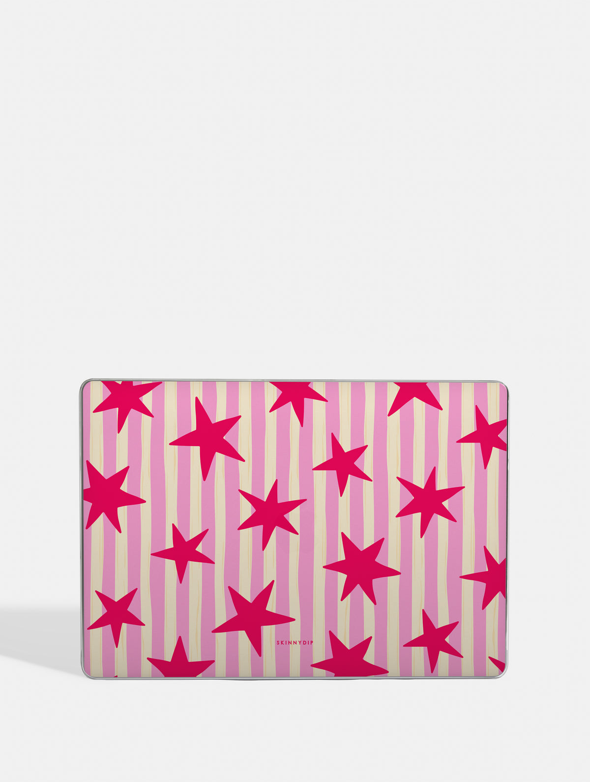 Stars and Stripes Pink Red and Yellow MacBook Case