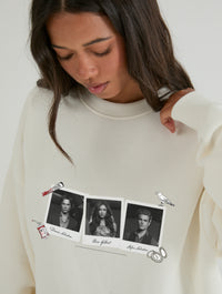 The Vampire Diaries x Skinnydip Photos Sweatshirt In White