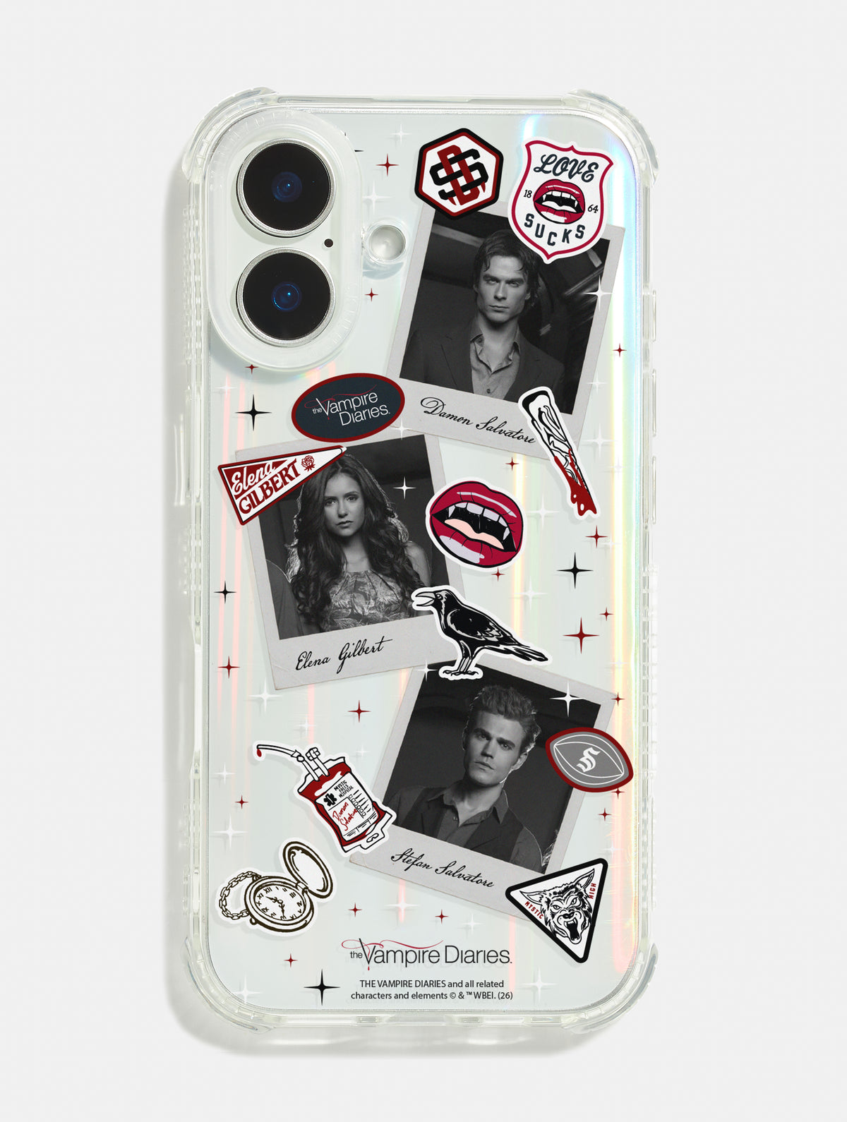 The Vampire Diaries x Skinnydip Scrapbook Shock iPhone Case