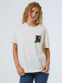 The Vampire Diaries x Skinnydip Stefan Salvatore Poster T-Shirt In White