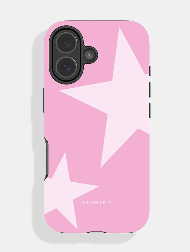 Two Stars Double Pink Light Ultra Protective iPhone Case