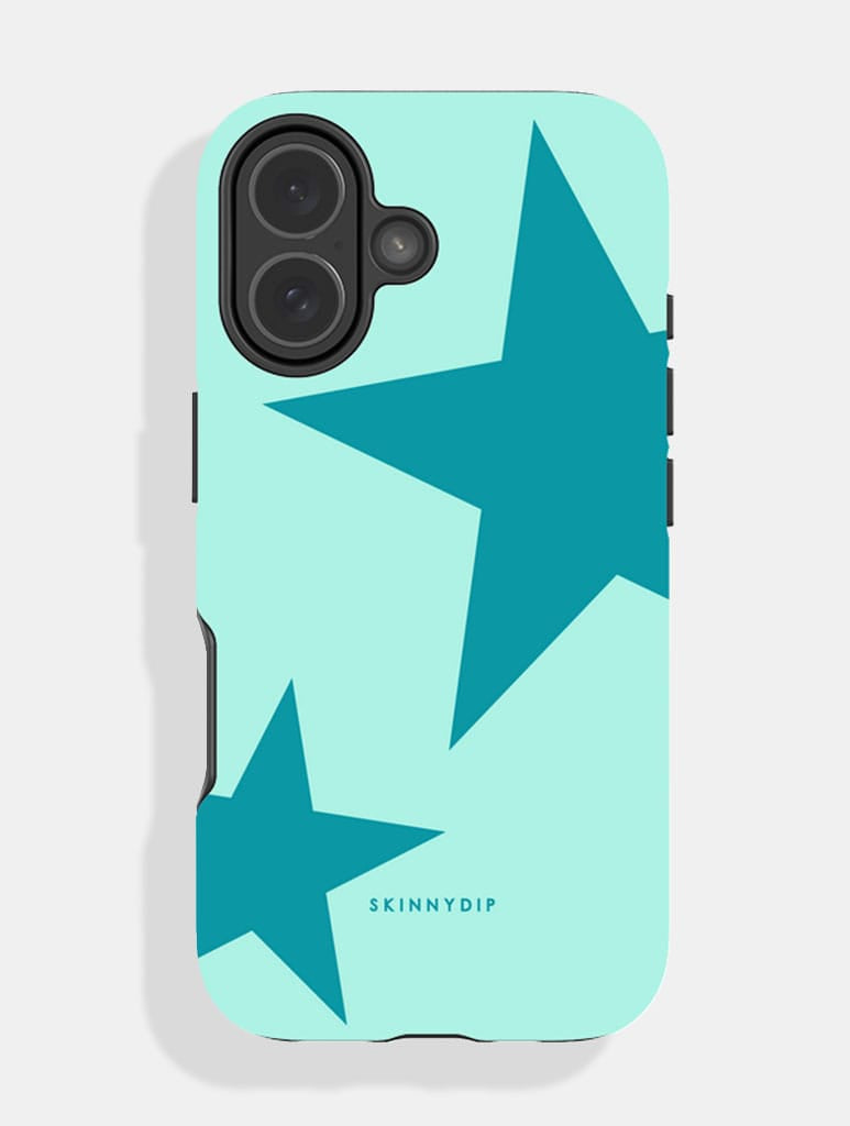 Two Stars Double Turquoise Dark Ultra Protective iPhone Case