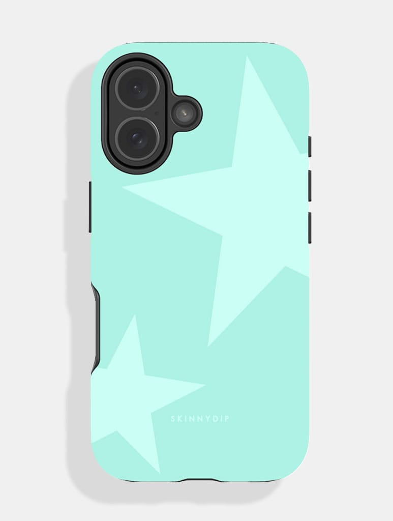 Two Stars Double Turquoise Light Ultra Protective iPhone Case
