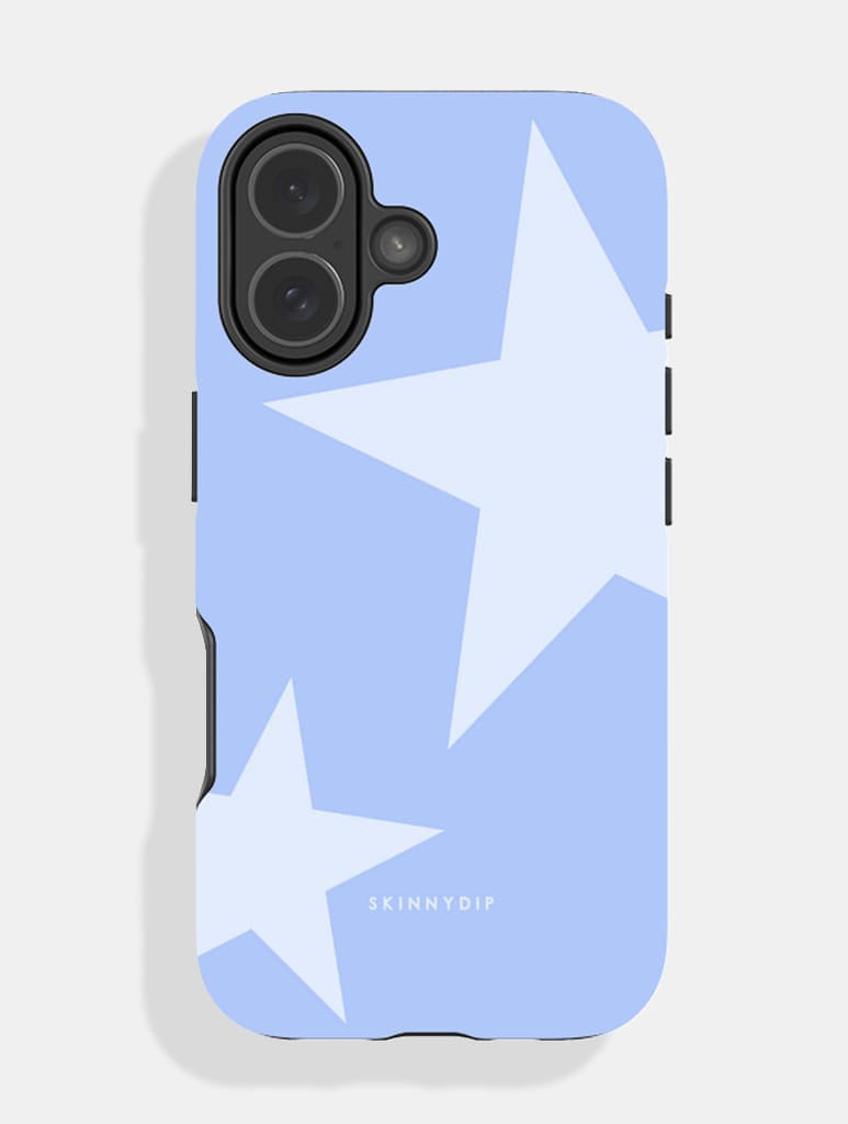 Two Stars Dusty Blue & Baby Blue Ultra Protective iPhone Case