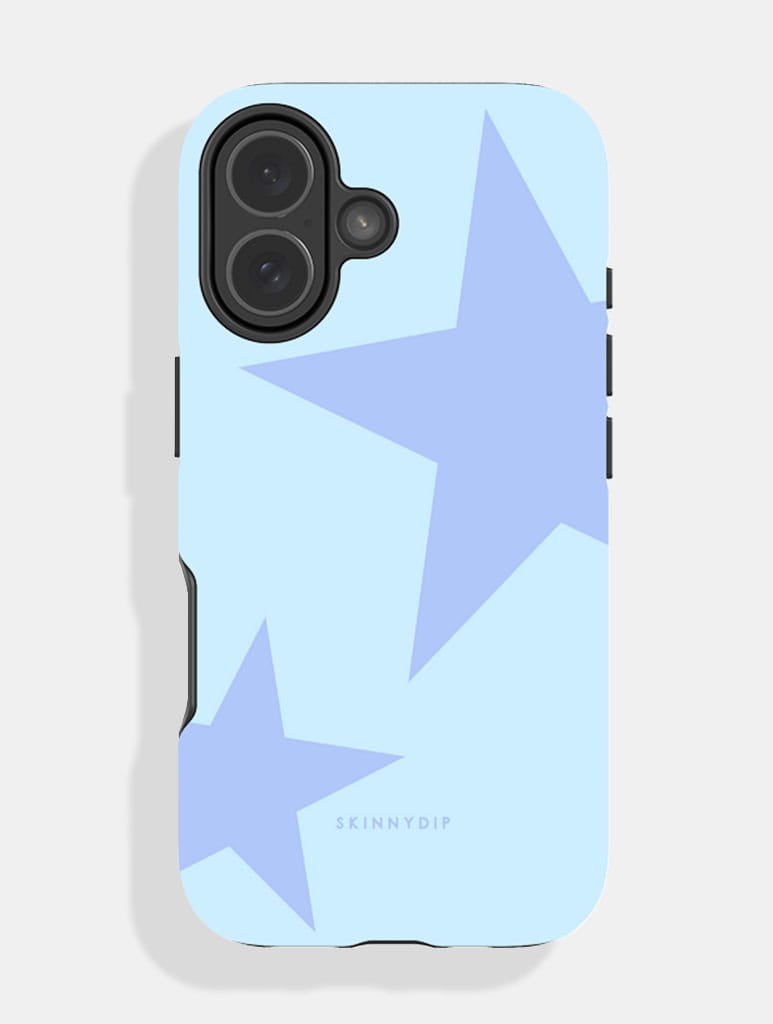 Two Stars Light Blue & Dusty Blue Ultra Protective iPhone Case