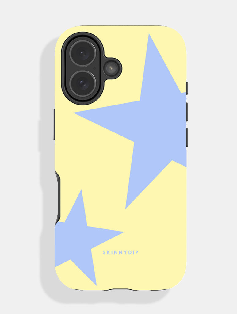 Two Stars Yellow & Dusty Blue Ultra Protective iPhone Case