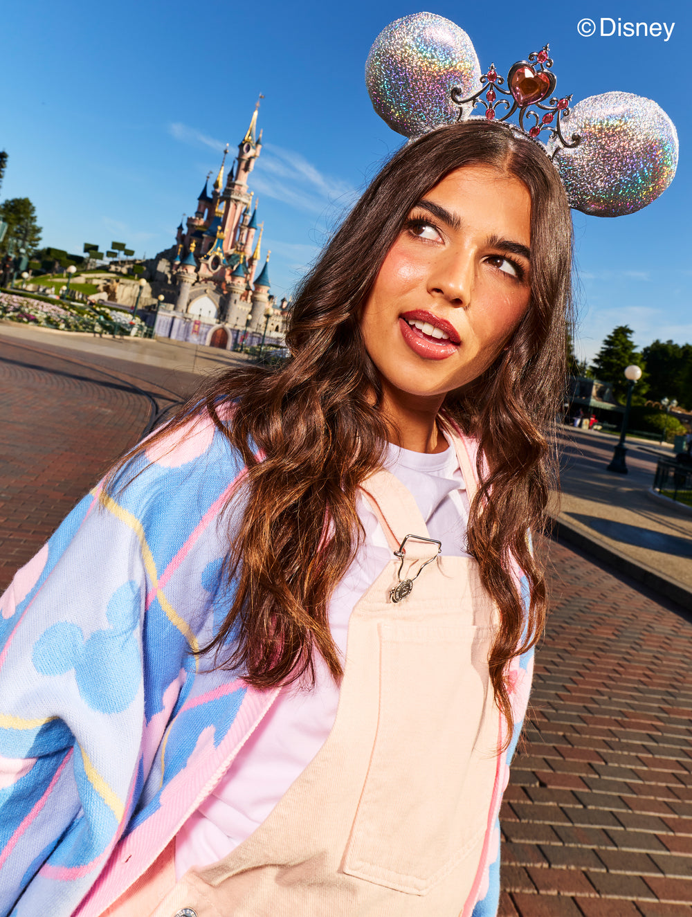 Disney Mickey Mouse Repeat Knitted Cardigan