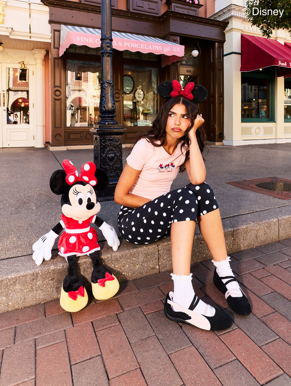Disney Minnie Mouse Faces Baby T-Shirt In Pink