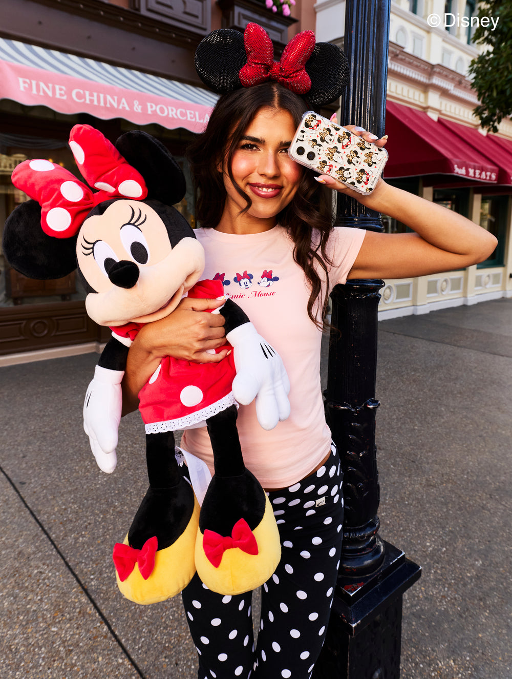 Disney Minnie Leopard Print Shock iPhone Case