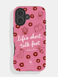Gilmore Girls x Skinnydip 'Life's Short Talk Fast' Ultra Protective iPhone Case