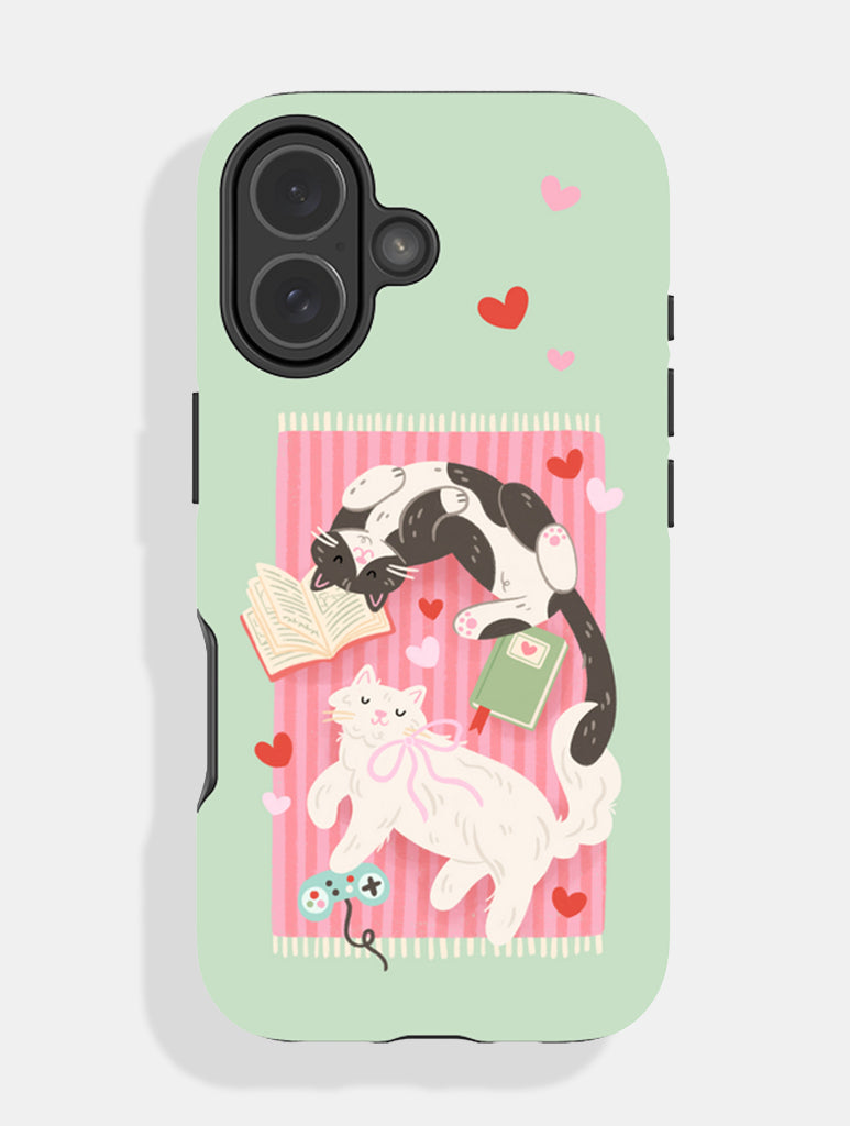 Hopscotch Paper Co x Skinnydip Cats On A Rug Ultra Protective iPhone Case