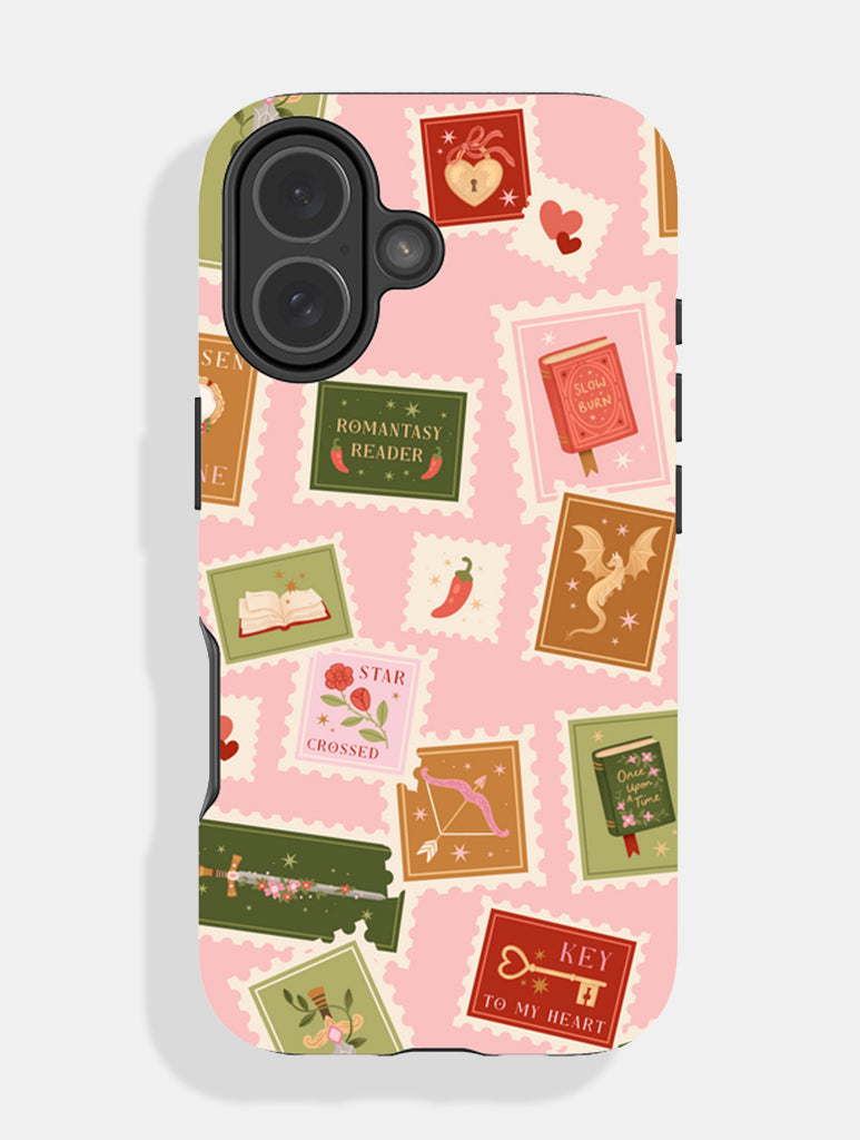 Hopscotch Paper Co x Skinnydip Romantasy Stamps Ultra Protective iPhone Case