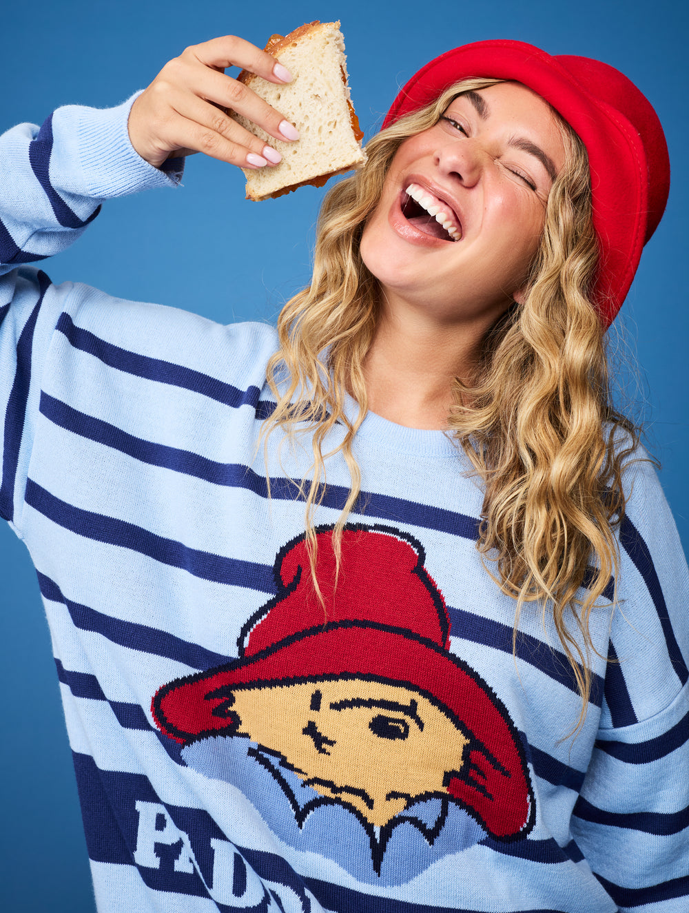 Paddington x Skinnydip Stripe Knitted Jumper