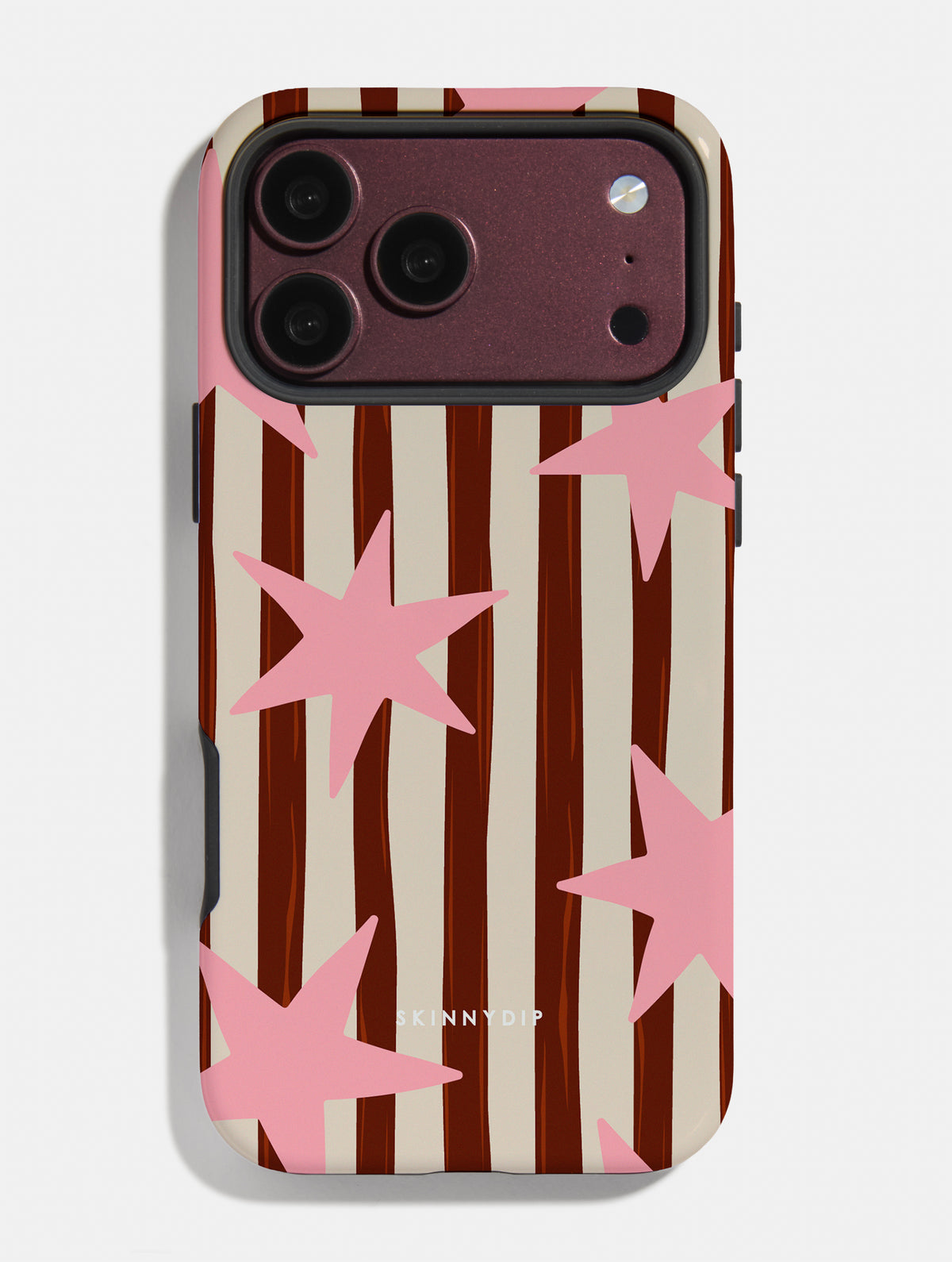 Stars and Stripes Pink And Brown Ultra Protective iPhone Case