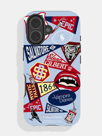The Vampire Diaries x Skinnydip Varsity Sticker Ultra Protective iPhone Case