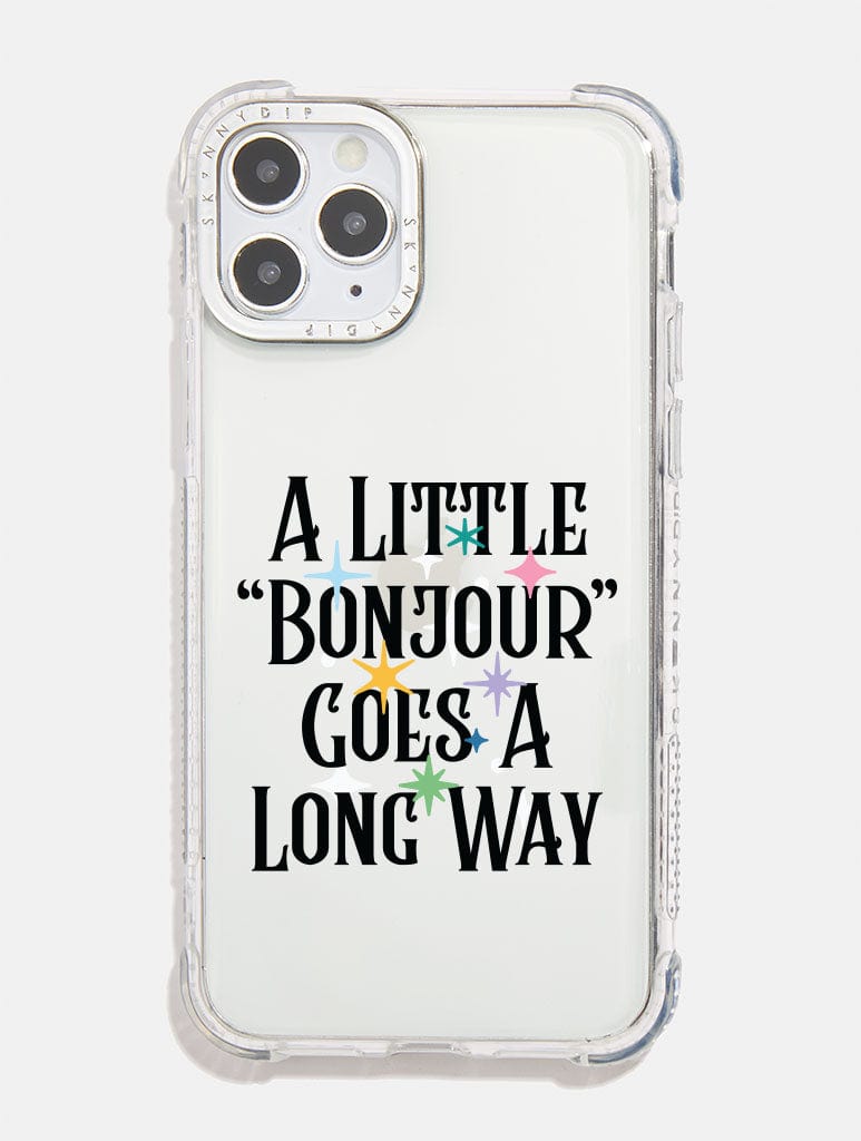 A Little Bonjour Shock iPhone Case Phone Cases Skinnydip London