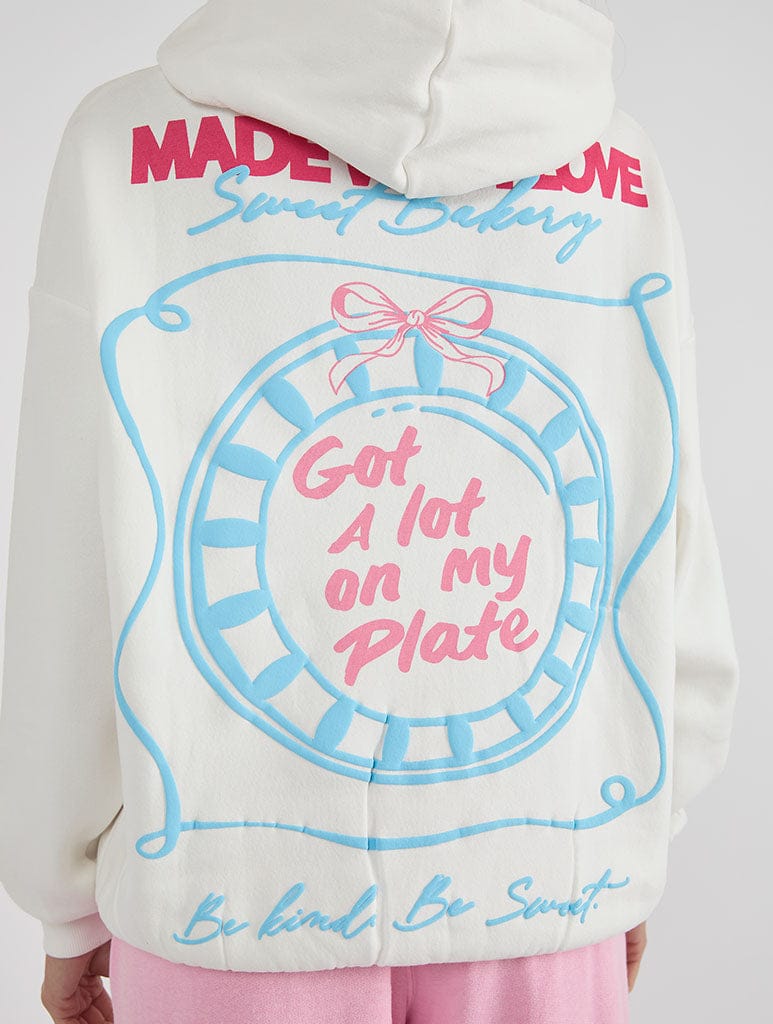 A Lot On My Plate Hoodie Hoodies & Sweatshirts Skinnydip London