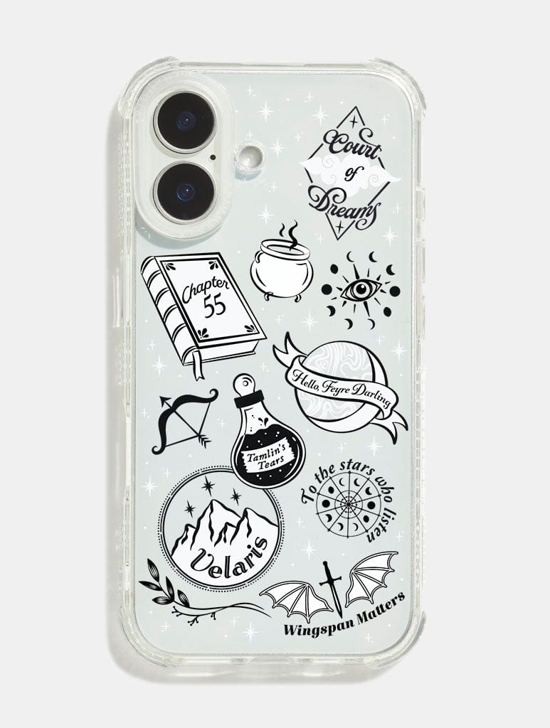 ACOTAR Sticker Shock iPhone Case Phone Cases Skinnydip London
