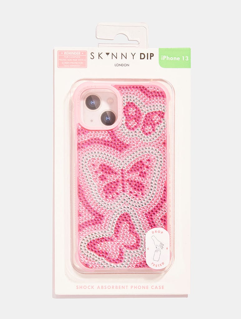 All Over Gem Butterfly Shock iPhone Case Phone Cases Skinnydip London