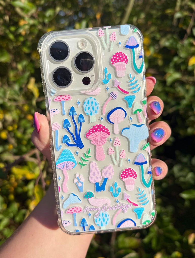 Amy Hastings x Skinnydip Magical Mushrooms Shock iPhone Case Phone Cases Skinnydip London