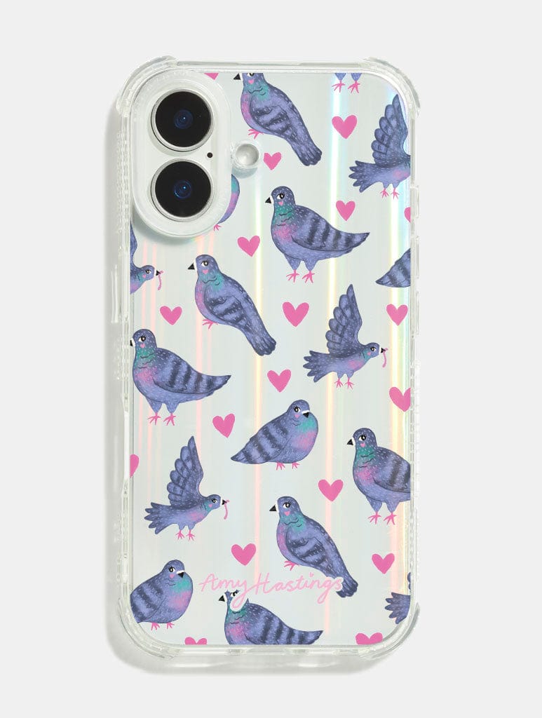 Amy Hastings x Skinnydip Pigeon Lover Shock iPhone Case Phone Cases Skinnydip London