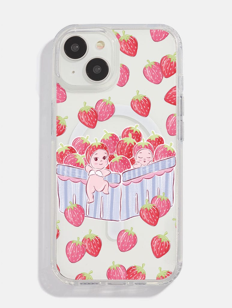 Angel Baby Strawberries MagSafe iPhone Case Phone Cases Skinnydip London