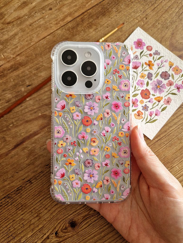 Anna Lau x Skinnydip Blush Bloom Shock iPhone Case Phone Cases Skinnydip London