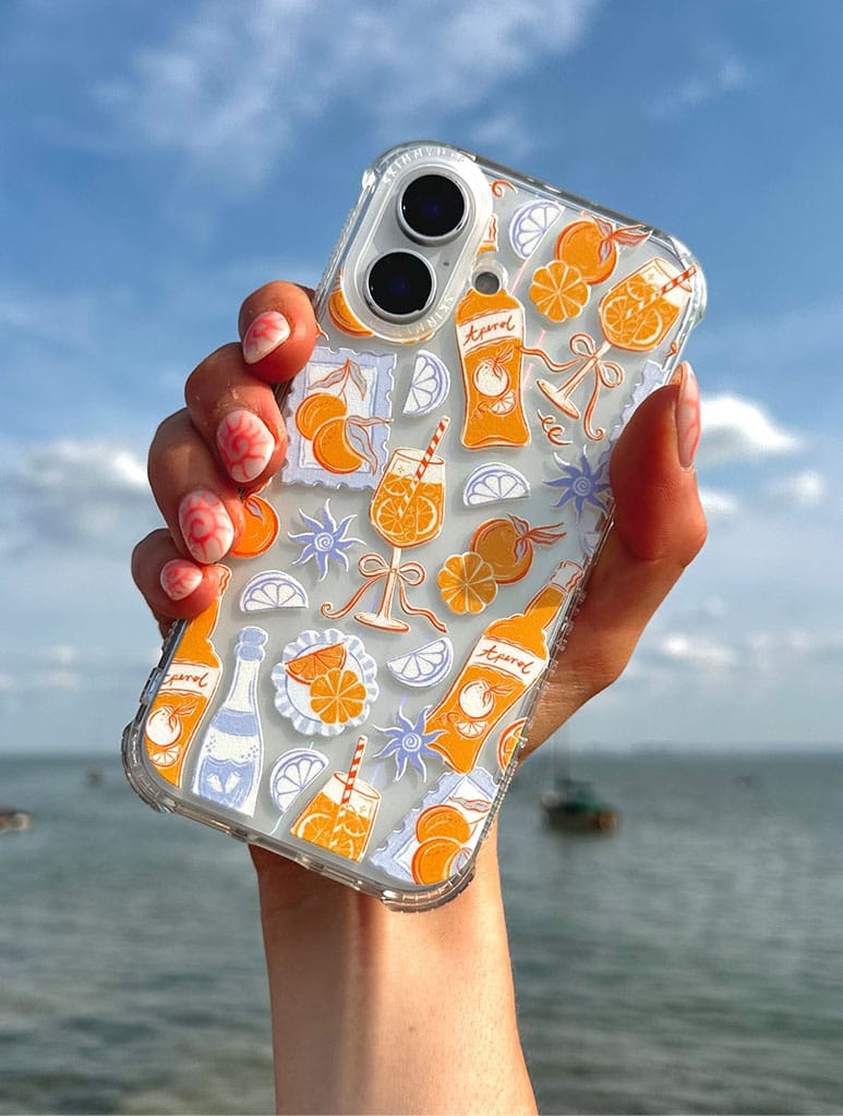 Aperol Vibes Shock iPhone Case Phone Cases Skinnydip London