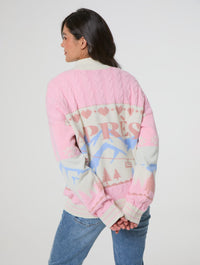 Apres Ski Zip Through Knitted Jumper Jumpers & Cardigans Skinnydip London