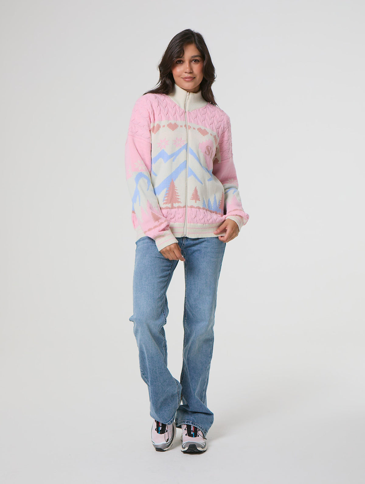 Apres Ski Zip Through Knitted Jumper Jumpers & Cardigans Skinnydip London