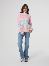 Apres Ski Zip Through Knitted Jumper Jumpers & Cardigans Skinnydip London
