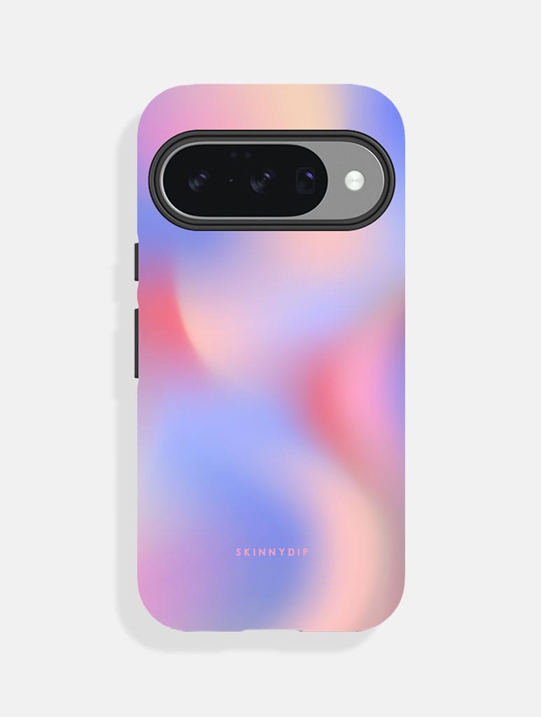 Aura Gradient Cool Blue Ultra Protective Google Pixel Case Phone Cases Skinnydip London